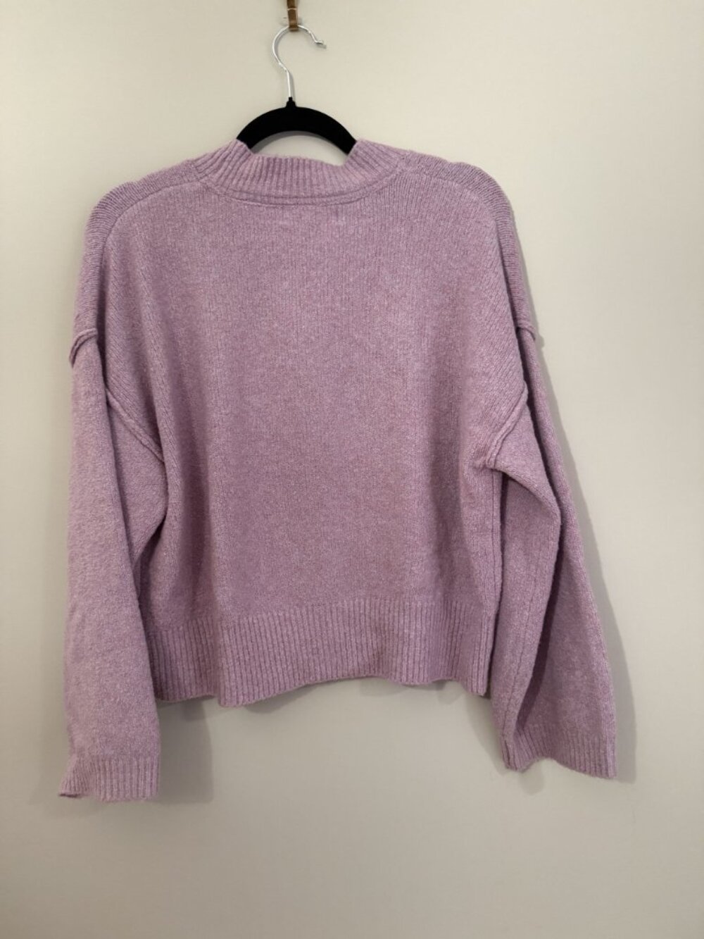 NEW Free People Cool of the Night Cardigan Lilac Purple Size XS [jb] - Picture 6 of 8